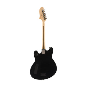 Squier Contemporary Starcaster Electric Guitar, Maple FB, Flat Black