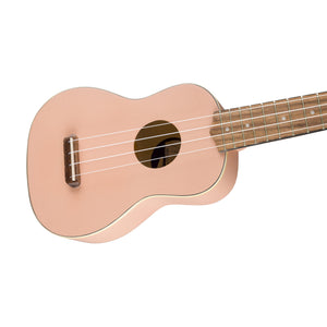 Fender Venice Soprano Ukulele, Shell Pink