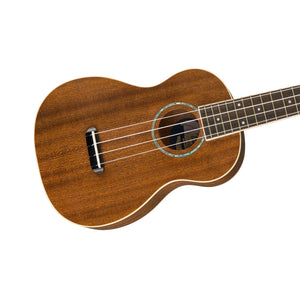 Fender Zuma Concert Ukulele, Walnut FB, Natural