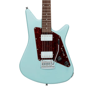 Sterling by Music Man AL40 Albert Lee Signature Electric Guitar, Jatoba FB, Daphne Blue