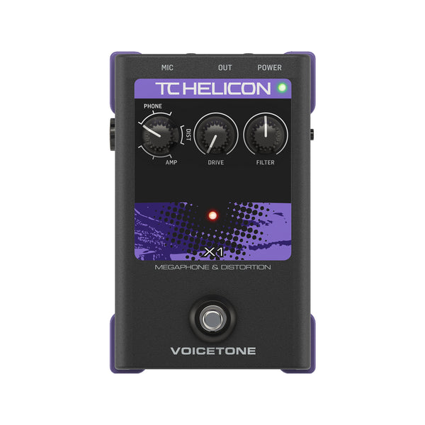 TC-Helicon VoiceTone X1 Megaphone and Distortion Vocals Effects