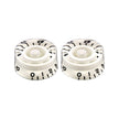 Allparts PK-0130-025 White Vintage Style Speed Knobs, Set of 2