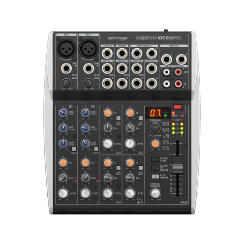 Behringer Xenyx 1002SFX 10-Channel Analog Mixer