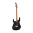 Charvel Pro-Mod DK24 HH 2PT CM Left-Handed Electric Guitar, Caramelized FB, Gloss Black
