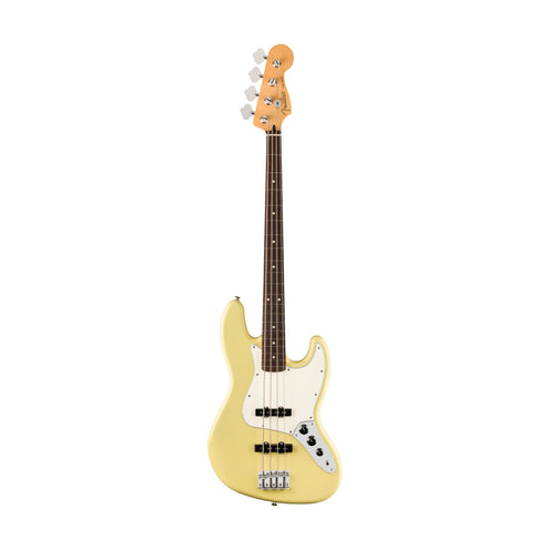 Fender Player II Jazz Bass Guitar, RW FB, Hialeah Yellow