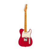 Squier Limited Edition Classic Vibe 60s Custom Telecaster Electric Guitar, Maple FB, Satin Dakota Red