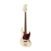 Squier Limited Edition Classic Vibe 60s Mid-60s Jazz Bass Guitar, Laurel FB, Olympic White