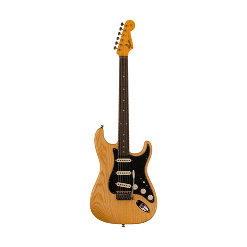 Fender Custom Shop Postmodern Strat Journeyman Relic Electric Guitar, RW FB, Aged Natural