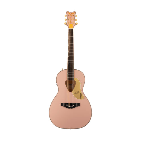 Gretsch G5021E Ltd Ed Rancher Penguin Parlor Acoustic Guitar, RW FB, Shell Pink