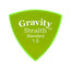 Gravity Stealth Standard 1.5mm Guitar Pick, Polished Fluorescent Green