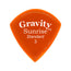 Gravity Sunrise Standard 3.0mm Guitar Pick, Polished Orange