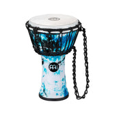 MEINL Percussion JRD-GB 7inch Jr. Djembe, Galactic Blue Tie Dye