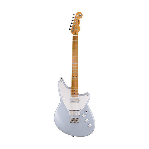 Reverend Billy Corgan Z-One Electric Guitar, Maple FB, Metallic Silver Freeze